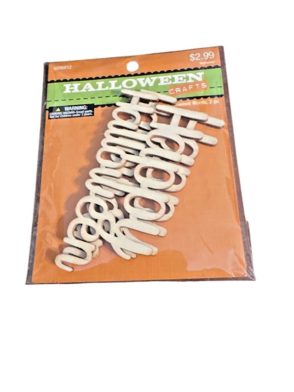 Halloween Crafts Wooden Happy Halloween Words 2 Pc Set Hobby Lobby 2016 #5006812